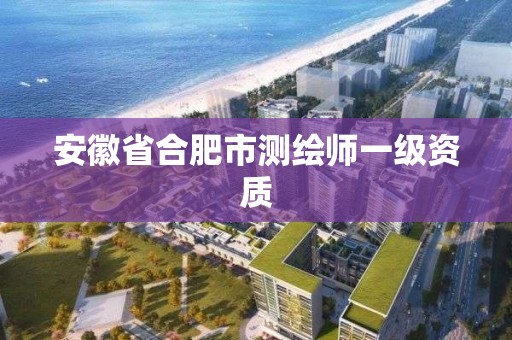 安徽省合肥市測繪師一級資質