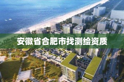 安徽省合肥市找測繪資質