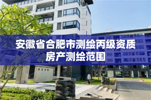 安徽省合肥市測繪丙級資質房產測繪范圍