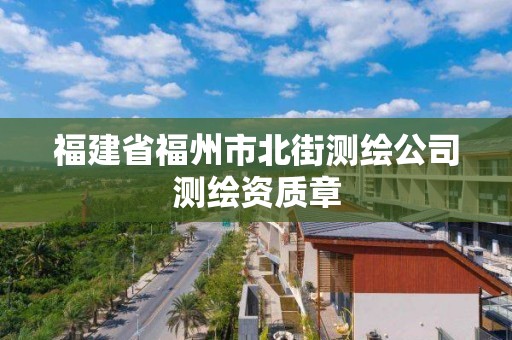 福建省福州市北街測繪公司測繪資質(zhì)章