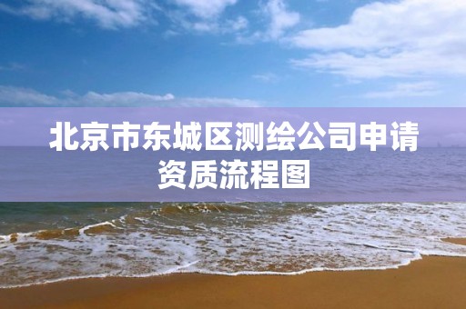 北京市東城區(qū)測繪公司申請(qǐng)資質(zhì)流程圖