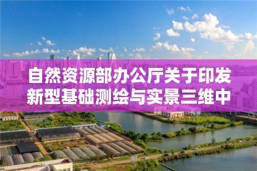 自然資源部辦公廳關于印發新型基礎測繪與實景三維中國建設技術文件（5－7）的通知