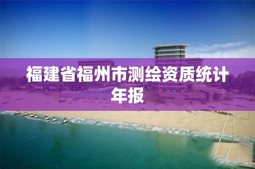 福建省福州市測繪資質統計年報