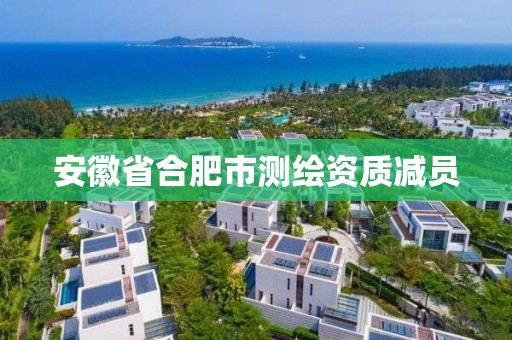 安徽省合肥市測繪資質(zhì)減員