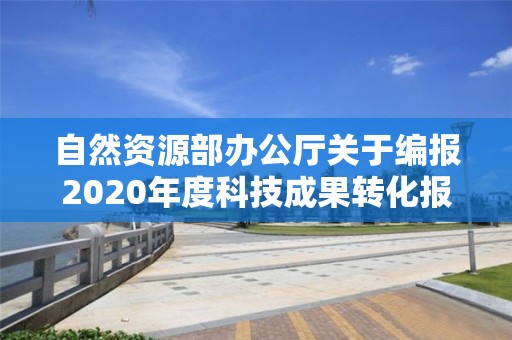 自然資源部辦公廳關于編報2020年度科技成果轉(zhuǎn)化報告有關工作的通知 部有關研究開發(fā)機構：