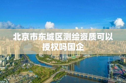 北京市東城區測繪資質可以授權嗎國企