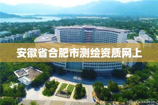 安徽省合肥市測繪資質網上