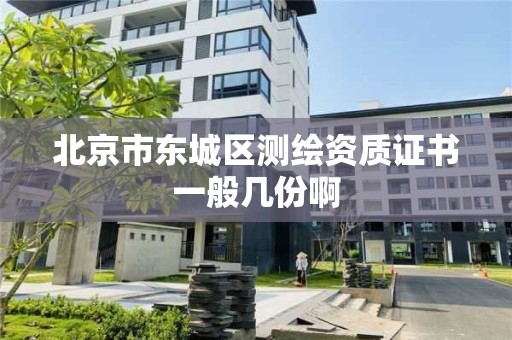 北京市東城區測繪資質證書一般幾份啊