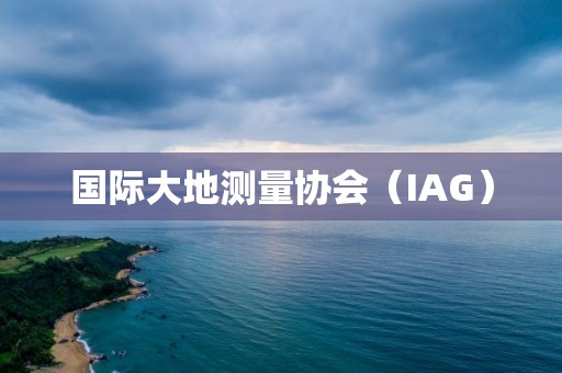 國際大地測量協會（IAG）