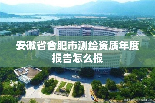 安徽省合肥市測繪資質(zhì)年度報告怎么報