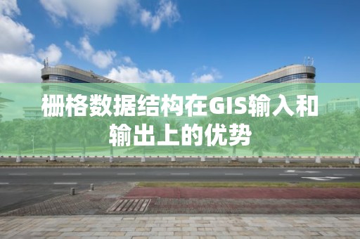 柵格數據結構在GIS輸入和輸出上的優勢