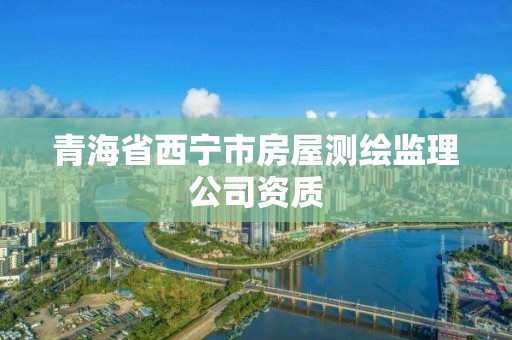 青海省西寧市房屋測繪監理公司資質