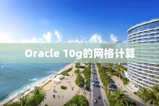 Oracle 10g的網(wǎng)格計(jì)算