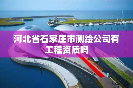 河北省石家莊市測繪公司有工程資質嗎