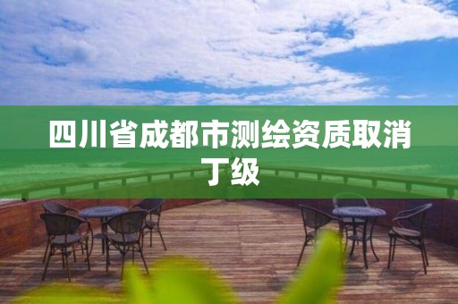 四川省成都市測繪資質取消丁級