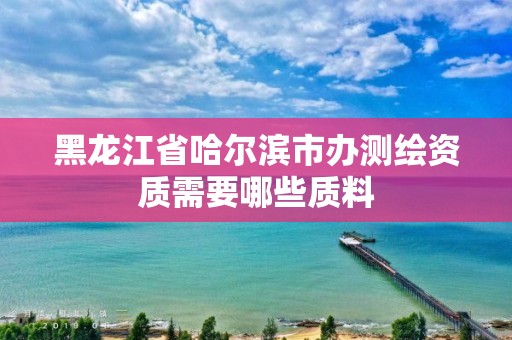 黑龍江省哈爾濱市辦測繪資質需要哪些質料