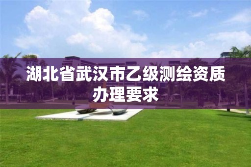 湖北省武漢市乙級測繪資質(zhì)辦理要求