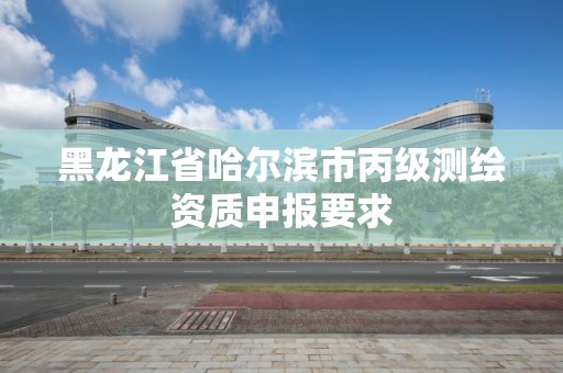 黑龍江省哈爾濱市丙級測繪資質申報要求