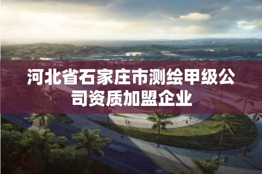 河北省石家莊市測繪甲級公司資質加盟企業