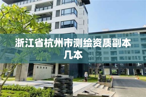 浙江省杭州市測繪資質副本幾本