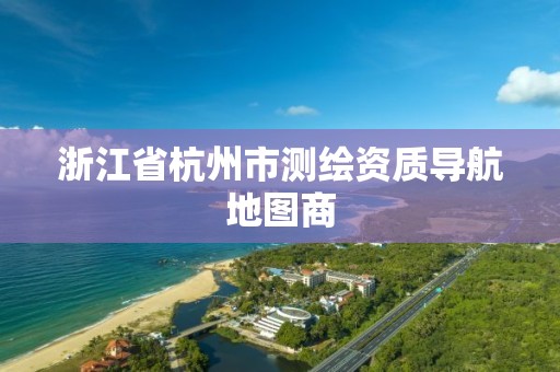 浙江省杭州市測(cè)繪資質(zhì)導(dǎo)航地圖商