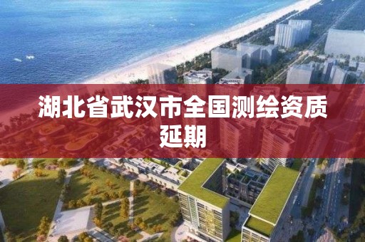 湖北省武漢市全國測繪資質延期