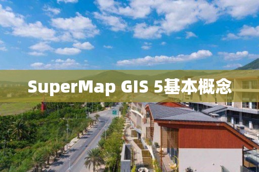 SuperMap GIS 5基本概念