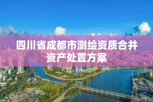 四川省成都市測繪資質合并資產處置方案