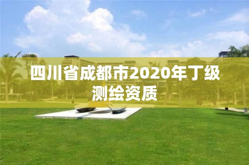 四川省成都市2020年丁級測繪資質