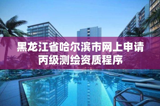 黑龍江省哈爾濱市網上申請丙級測繪資質程序