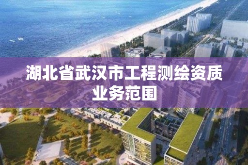 湖北省武漢市工程測繪資質業務范圍