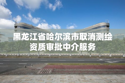 黑龍江省哈爾濱市取消測繪資質審批中介服務