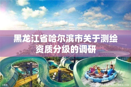 黑龍江省哈爾濱市關于測繪資質分級的調研