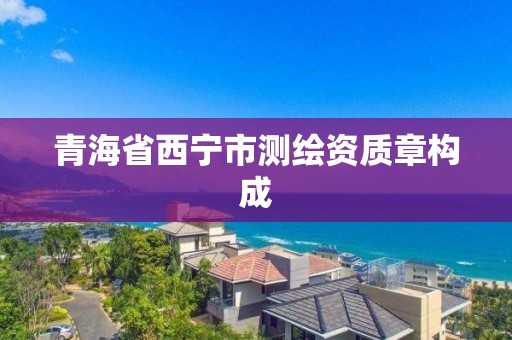 青海省西寧市測繪資質章構成