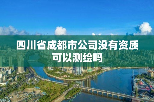 四川省成都市公司沒有資質(zhì)可以測繪嗎