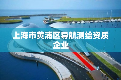 上海市黃浦區導航測繪資質企業