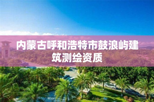 內蒙古呼和浩特市鼓浪嶼建筑測繪資質