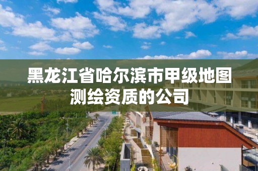 黑龍江省哈爾濱市甲級地圖測繪資質(zhì)的公司