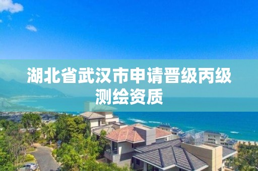 湖北省武漢市申請晉級丙級測繪資質