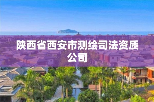 陜西省西安市測繪司法資質(zhì)公司