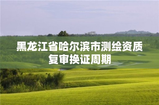 黑龍江省哈爾濱市測繪資質復審換證周期