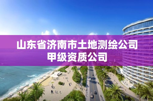 山東省濟南市土地測繪公司甲級資質公司