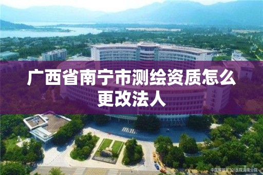 廣西省南寧市測繪資質怎么更改法人