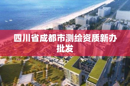 四川省成都市測繪資質新辦批發