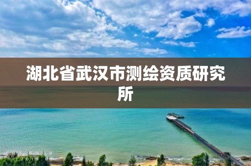 湖北省武漢市測繪資質研究所