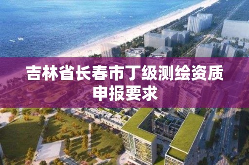 吉林省長春市丁級測繪資質申報要求