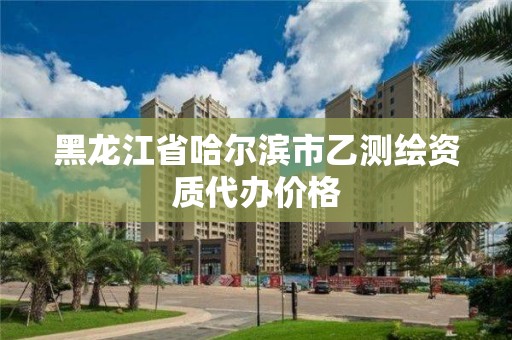 黑龍江省哈爾濱市乙測繪資質代辦價格