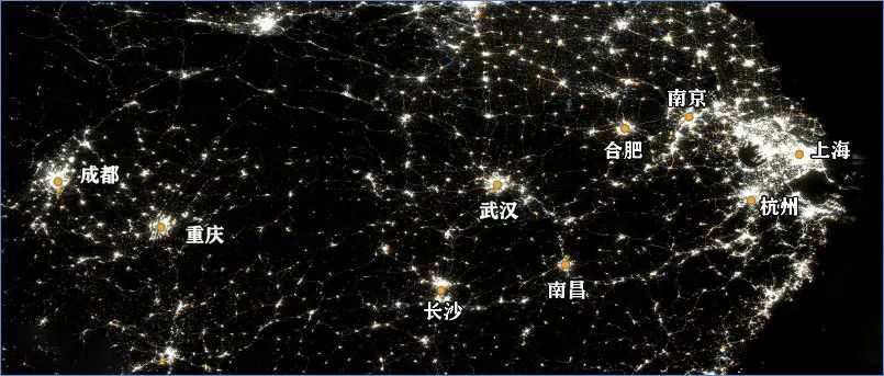 衛(wèi)星告訴你，長江經(jīng)濟帶是個什么“帶”