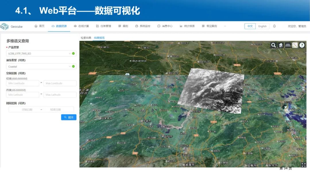 GeoCube: 面向大規模分析的多源對地觀測時空立方體