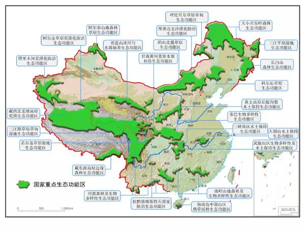 我國的各種自然資源圖